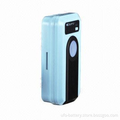 Air purifiers for shoe cabinet, wardrobe with built-in lithium-ion battery